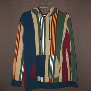 PacSun striped hooded jumper